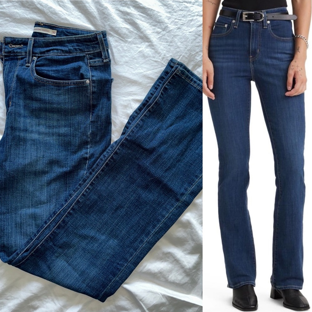 NWOT Levi's 725 High Rise Bootcut Jeans in Lapis Dark Horse